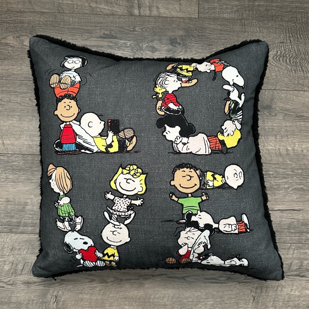 Pottery Barn Peanuts Love Charlie Brown Pillow
